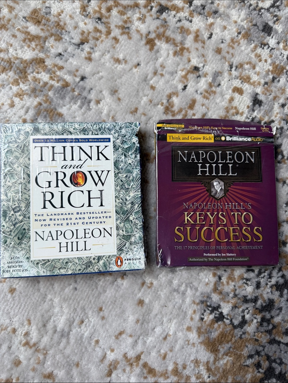 Napoleon Hill. audio Set, Keys to success, THINK AND GROW RICH